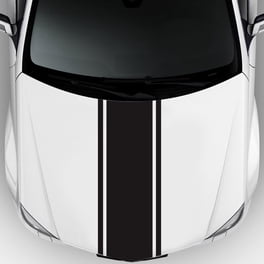 Autocollants Sourcils Phares Voiture Andifany Pour Scirocco GTS 2008-2017 - Style Sport Noir Brillant