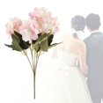 thumbnail image 2 of Ramo de flores florales de seda artificial Zhivalor Hortensias color Blanco/Rosa/Azul/Púrpura, 2 of 6
