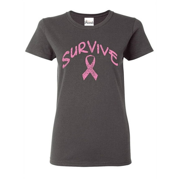 Women's T-Shirt Short Sleeve - Survive Pink Ribbon