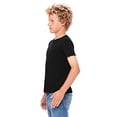 thumbnail image 3 of BELLA+CANVAS T-Shirt Jersey à Manches Courtes 3001Y, S, Noir Chiné, 3 of 3