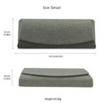 thumbnail image 5 of LifeArt Eyeglass Case Hard Shell, Portable Sunglass Case, Fashionable Eyeglass Case for Men and Women, Lightweight (Yellow Grey), 5 of 5