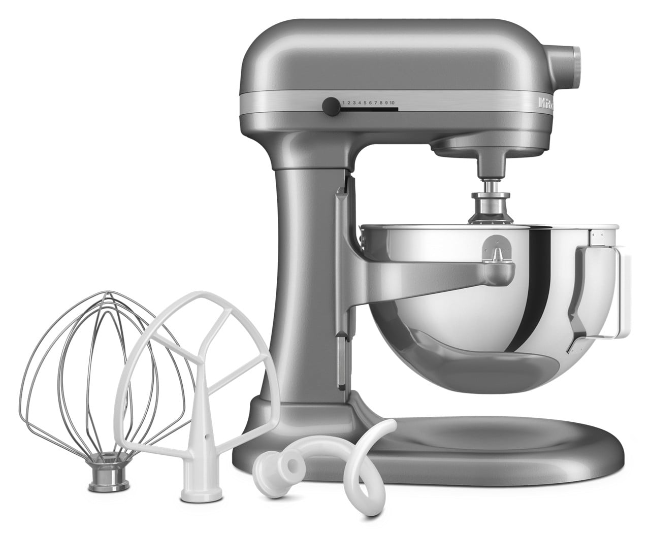 KitchenAid シルバー KitchenAid 24 in. PrintShield Stainless Steel Top Control