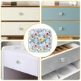 thumbnail image 5 of 4 Pieces Set Drawer Pulls Handle Square Wardrobe Cabinet Knobs with Stainless Steel Screws Furniture Kitchen Decor, 5 of 5