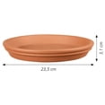 thumbnail image 3 of Plato de arcilla Deroma Terra Cotta de 11 cm de diámetro, 3 of 3