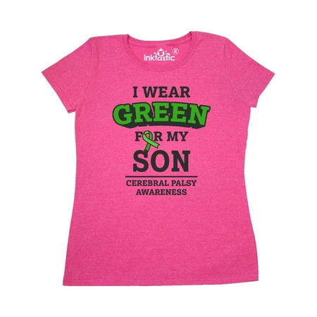 I Wear Green For My Son For Cerebral Palsy Women's T-Shirt