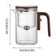 thumbnail image 5 of Tetera Sin Varilla, Vidrio de Borosilicato de Alta Pureza, Ventosa Magnética Flotante, Filtración Fina de Té, Diseño Elegante, Juego de Té para Una o Dos Personas, Fácil de Limpiar, 1 Tetera, 5 of 7