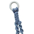 thumbnail image 4 of Colgador de plátano decorativo Perfecl tejido de cuerda de algodón gris Gancho, 4 of 8