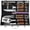 Brown-2, variant on 25pcs Extra Thick BBQ Grill Accessories, Father's Day Grilling Gifts Set for Men Dad, Heavy Duty Grill Tools Utensils Kit with Spatula, Tongs in Aluminum Case for Birthday Brown