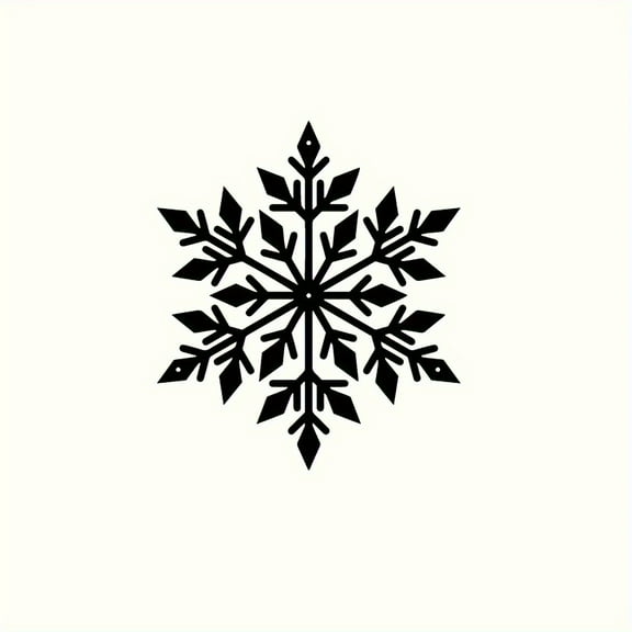 HELLOYOUNG Christmas Snowflake Wall Decor - Delicate Iron Silhouette Ornament for Living Room & Bedroom, Festive Holiday & Halloween Accent-Wall Sculptures