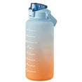 thumbnail image 2 of Portable Sports Water Bottle With Straw & Motivational Time Marking Reminder, 2 of 2