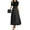 Black, variant on TQWQT Casual Dresses for Women Church Maternity Short Sleeve Maxi Dresses Polka Dot Print Long T-Shirt Dress Formal Teacher Outfits Black S