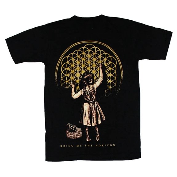 Br!ng M3 th3 H0r!z0n Graphic Tee, Rock Band Shirt for Fans