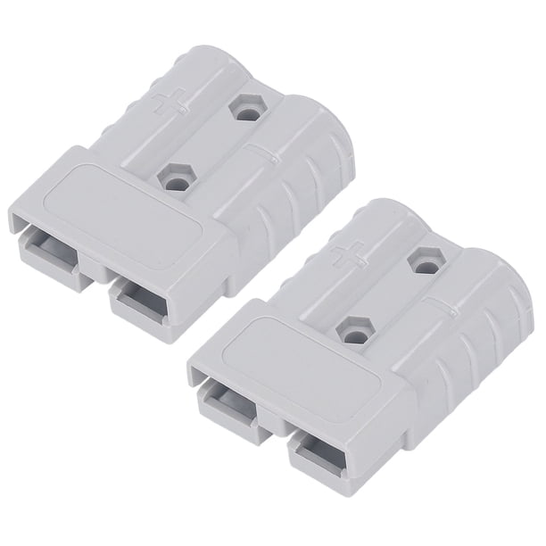 Kit De Conector Rápido De Batería, 2 Juegos De Carcasa De PC Batería Retardante De Llama Conexión Rápida Desconexión Enchufe Eléctrico 50A 600V Para Motores De Remolque