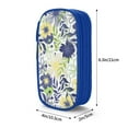 thumbnail image 4 of XMXY Abstract Flower Pattern Pencil Case Cute Aesthetic, Portable Pencil Bags with Compartments Zipper Blue, 4 of 7