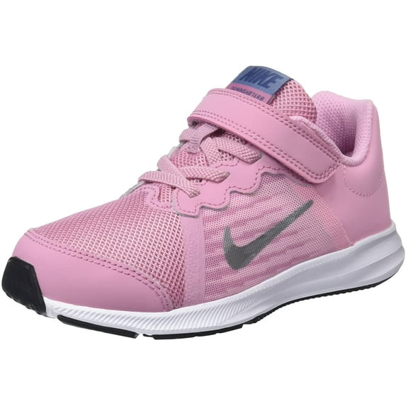 Nike Kids Downshifter 8 PS Elemental Pink Mtllc SILV Pink Size 2.5