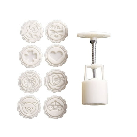 

YUOPEEA Mooncake Mold Mid Autumn Festival Mooncake Mould DIY Hand Pressure Fondant Decor