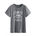 thumbnail image 3 of TWZH Women Class Of 2021 Some Have A Story Letter T-Shirt Graduation Tee, 3 of 6