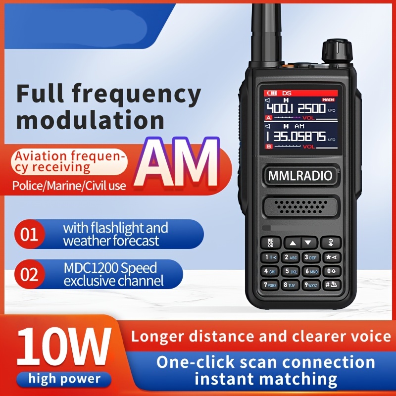 1PC Uhf Vhf FRS Portable Professional Wireless Station Communication