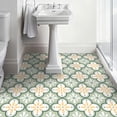 thumbnail image 4 of DEWOO Peel and Stick Floor Tile, Peel and Stick Flooring Self Adhesive, Waterproof Vinyl Flooring Suitable for Bathroom, Kitchen, Light Green(12 x 12 In, 10PCS), 4 of 5