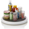 thumbnail image 3 of Gabinete de despensa antideslizante Lazy Susan Tocadiscos, 12 pulgadas, blanco/gris Fason WRQX-158, 3 of 6