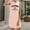 Pink, variant on Women's Casual And Fashionable Letter Printed Casual Dress Knit Summer Dress Wu Dress Women Long Dress Sleeveless Dress for Women Dress Summer Summer Floral Dress for Women Dress Ruffle Short Sleeve
