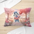 thumbnail image 3 of Happy Valentine’s Day Adorable Great Dane Puppy Holding Heart Balloon Pillow Cushion Double Sided Danes Dog Lover Gifts Throw Pillow - 00030, 3 of 4