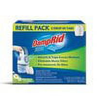 DampRid FG97 Drop-In Tabs Moisture Absorber Refills, Fresh Scent, 15 Oz, 2-Count