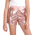 thumbnail image 2 of EnJoCho Toddler Baby Girl Sparkly Sequin Blomers Shorts High Waist Glitter Shimer Clubwear Dance Shorts Cute Summer Party Playwear Dancewear, 2 of 5