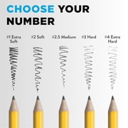 Ticonderoga Wood Pencils, Unsharpened, #2 HB .3 mm Lead, Yellow, 24 Count