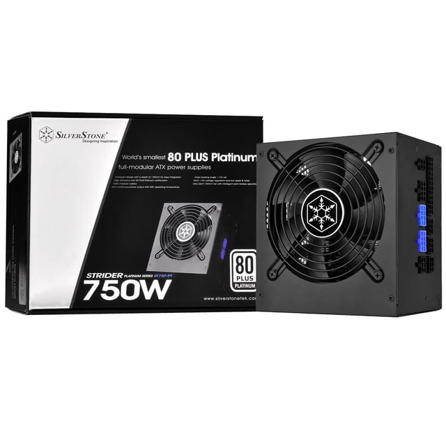 Fuente de Poder SilverStone PS-ST75F-PT 750W 80 Plus Platino