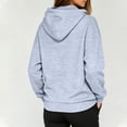 thumbnail image 4 of Resicozy Women Oversized Full Zip Hoodie Long Sleeve Sweatshirts Drawstring Pocket Loose Fall Zip Up Hooded Jacket Light Gray S, 4 of 8