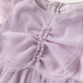 thumbnail image 4 of Vestido de princesa para niña Dave Bella 2024 nuevo verano para niños bebé sin mangas púrpura malla noble lindo dulce encanto fiesta DB2240790, 4 of 5