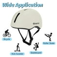 thumbnail image 5 of Semfri Adult Bike Helmet Skateboard Road Cycling Helmet Suitable Multi-Sport Scooter Skating Bicycle Large Size for Men Women White, 5 of 7