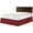 Burgundy, variant on Box Pleated Split Corner Bed Skirt 21" Inch Drop,800 Thread Count 100% Egyptian Cotton Wrinkle and Fade Resistant Bed Skirt - King Size (78" x 80") Inch Sage Solid