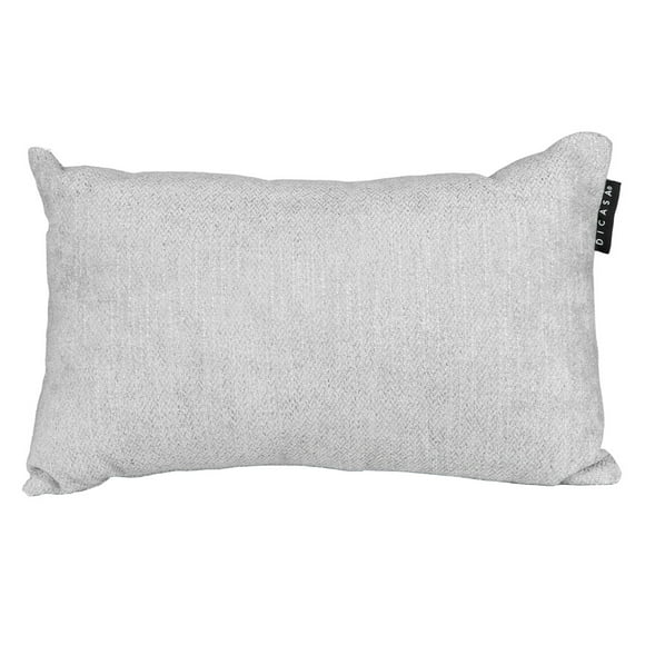 Cojin Riñonera Decorativa Rectangular Bond Plata