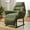 Green-Corduroy, variant on JieC Adjustable Sofa Chair,Convertible reclining chair & computer chair for office naps, home relaxation and relaxation,Green-Corduroy