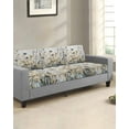 thumbnail image 2 of Watercolor Floral Sofa Couch Cushion Covers Washable, Removable Stretchable Sectional Couch Covers, Spring Blooms Botanical Slipcovers for L & T Shape Sofa Furniture Protector S Size 1 pc, 2 of 7