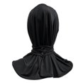thumbnail image 1 of Pañuelo de muselina para mujer, chales de colores, pañuelo musulmán elástico para la cabeza, sombrero para el sol transpirable de verano, capucha cálida para invierno, 1 of 8