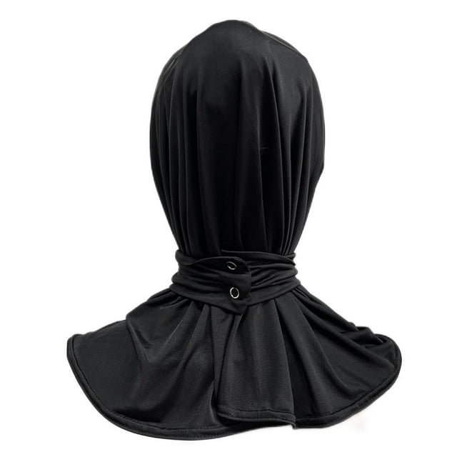 Pañuelo de muselina para mujer, chales de colores, pañuelo musulmán elástico para la cabeza, sombrero para el sol transpirable de verano, capucha cálida para invierno