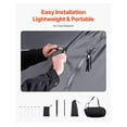 thumbnail image 5 of Bike Storage Tent 5+ Bikes Outdoor Waterproof Tent Fan Shaped Fiberglass Bike Shelter with Ventilation, 5 of 9