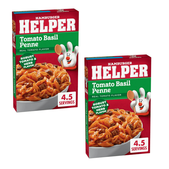 (2 pack) Hamburger Helper Tomato Basil Penne, 7.4oz