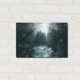 thumbnail image 3 of Luxe Metal Art 'Deep Forest 4' by Mark Ashkenazi Metal Wall Art, 16" x 12", 3 of 9