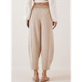 thumbnail image 4 of Women'S Summer High Waisted Baggy Pants Casual Ankle Length Trouser Slacks with Pockets XL, 4 of 6