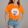 thumbnail image 2 of ZTKWD Kids Girls Cotton Crew Neck Shirt Casual Solid Plain Short Sleeve Tees Assorted Colors 90-160 Easter, 2 of 4