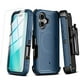 thumbnail image 1 of Funda Case MYBAT Maverick Mag clip para iPhone 16 PLUS - Azul con mica, 1 of 10