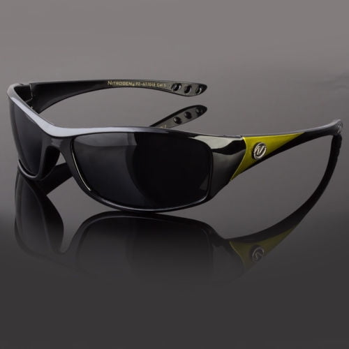 Sunny Shades Black Polarized Wrap Around Men Glasses Outdoor Sports