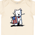 thumbnail image 4 of Inktastic US Flag Westie Boys or Girls Baby Bodysuit, 4 of 5