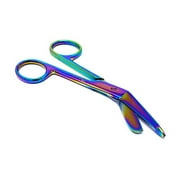 Medical and Nursing Multi Rainbow Color Bandage Scissors 5.5" (14cm), High Polish