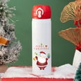 thumbnail image 2 of RyanK Christmas Thermos Cup,Christmas Gifts,Christmas Decorations,9.06*2.56*2.56inch New Christmas Insulation Cup Students Stainless Steel Water Cup Couple Portable Bouncing Insulation Cup White, 2 of 6