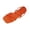 Orange, variant on Minimalist Thin Strap Flat Sandals Women Square Toe One Strap Crisscross Casual Summer Boho Beach Shoes